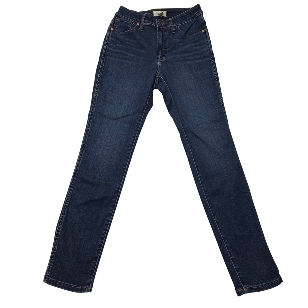 Madewell Womens Jeans Curvy High-Rise Skinny Dark Wash Denim Size 28 Shaping